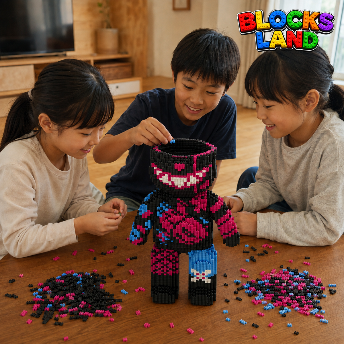 BlocksLand™ メガビルド・ベア（5000ピース以上）